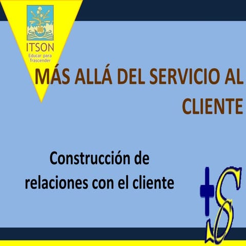 PresentacióN Construccion De Relaciones Con El Cliente