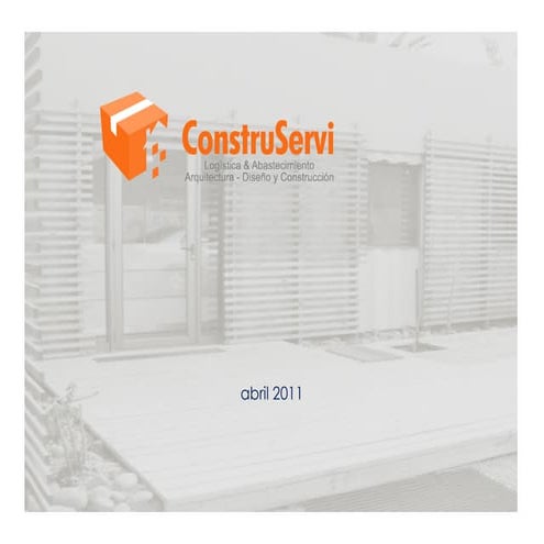 Presentación CONSTRUSERVI