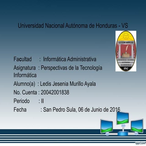 Presentacion Computación en la Nube LedisMurillo