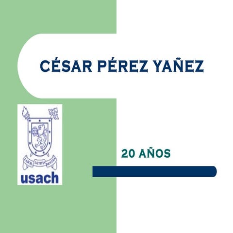 PresentacióN CéSar PéRez