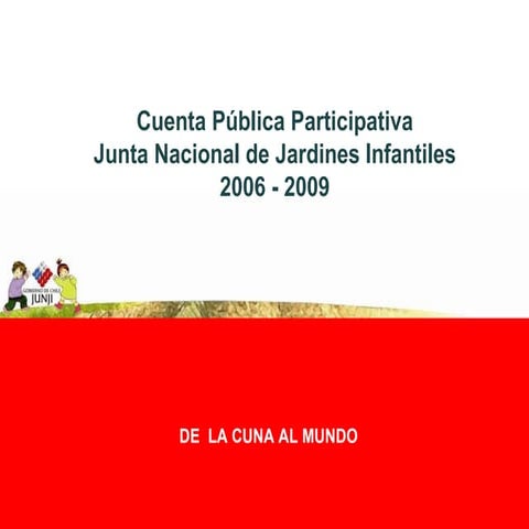Cuenta Pública Participativa - JUNJI O'Higgins