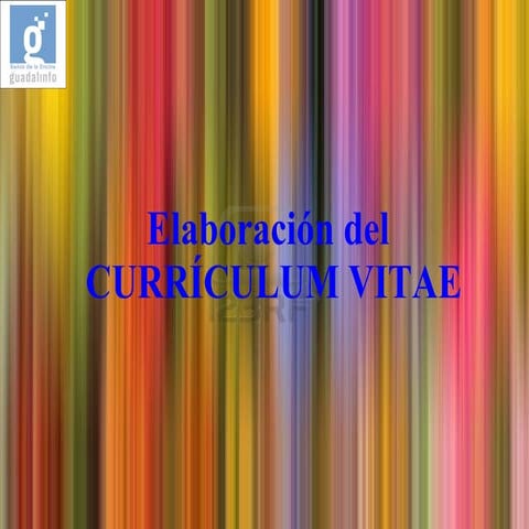 Presentación curriculum vitae Centro Guadalinfo Baños de la Encina