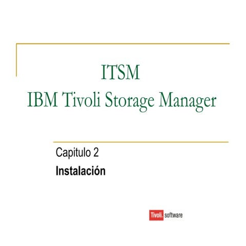 Presentación curso itsm cap2