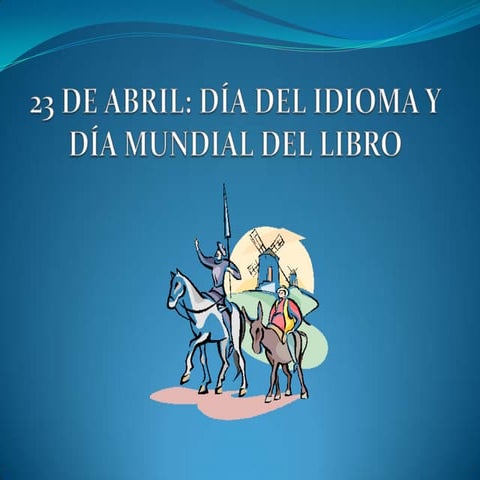 Presentación día del idioma