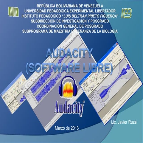 Software Libre Audacity