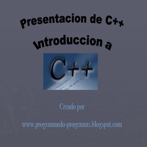 Presentación de C++