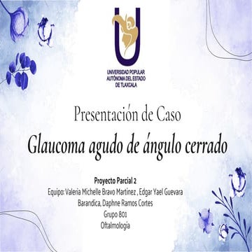 Presentación de caso Galucoma agudo de angulo cerrado por terapia ISRS ...