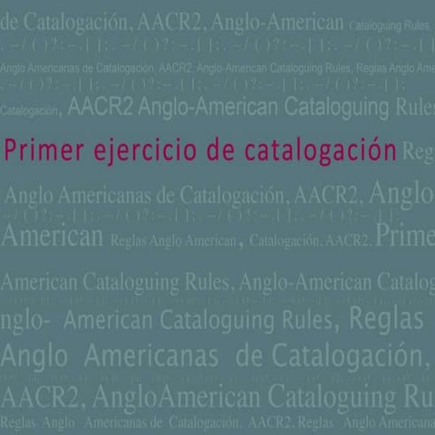 PresentacióN  De CatalogacióN Final