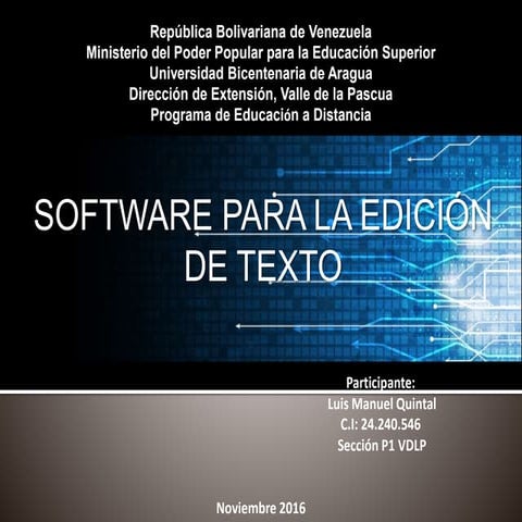 Editores de Texto Informatica