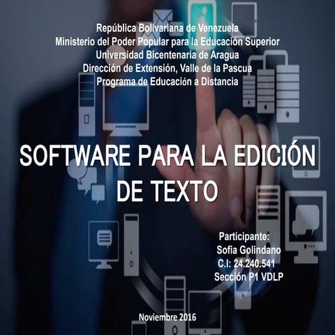 Presentación de editores de texto (sofi) nuevo