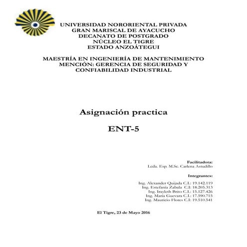 Presentación de ejercicio ent 5