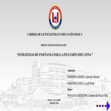 Estrategias de enseñanza para la inclusión educativa | PPTX