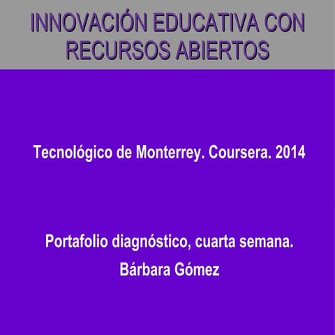 Presentación definitiva cuarta semana