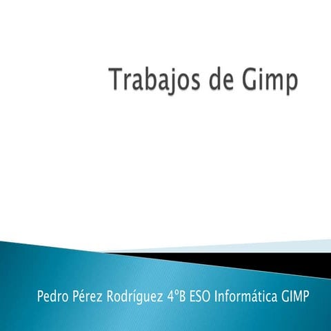 Trabajos de GIMP