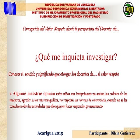 Presentación de gutierres dilcia coromoto