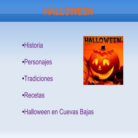 Presentación de halloween