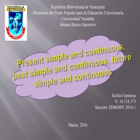 PRESENT SIMPLE VS PRESENT PROGRESSIVE & STATIVE VERBS.pptx