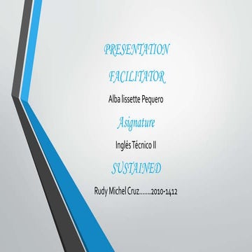 Presentación de inglés técnico IV