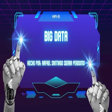 presentación de la big data para HIPI-III