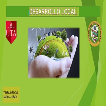 Presentación de las dimenciones de desarrollo local