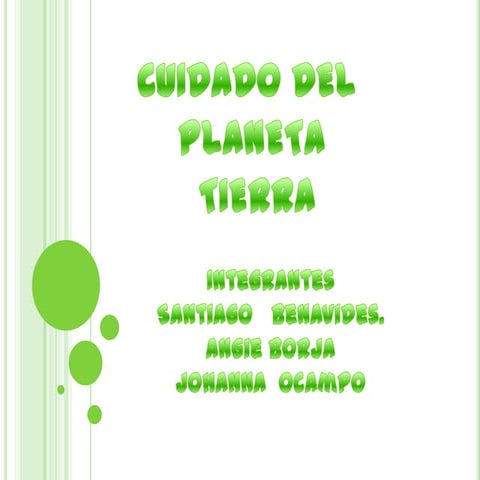 Presentacion sobre el Planeta Tierra | PPT