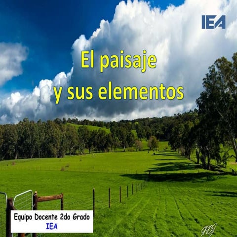 Presentación del paisaje