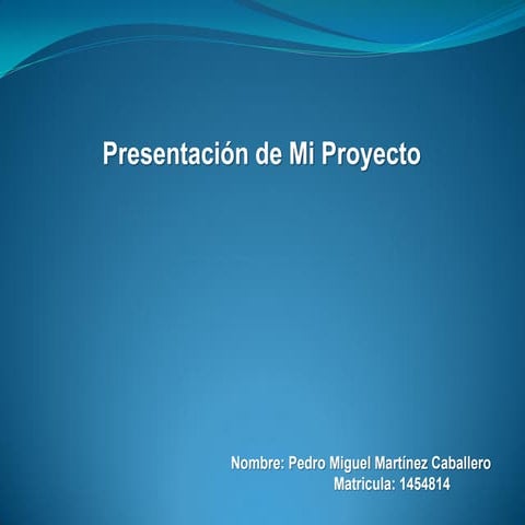 Presentación de Mi Proyecto