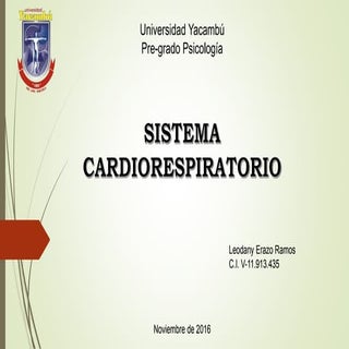 Presentación del sistema cardioresp...