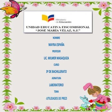 Presentación de mayra españa