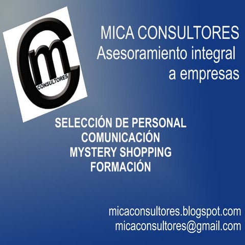 Mica Consultores. Presentación
