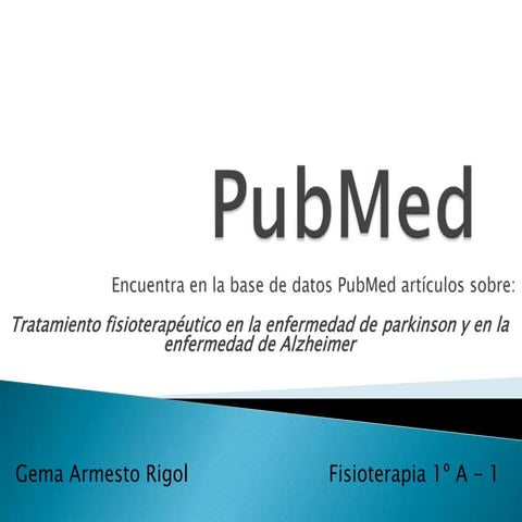 Presentación de PubMed | PPTX
