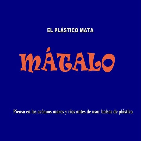 Presentación de reciclaje del plástico