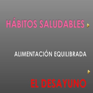 Presentación desayuno