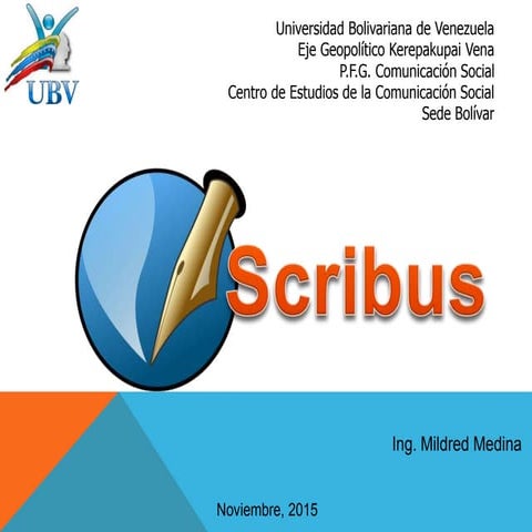 Empezar a trabajar con Scribus