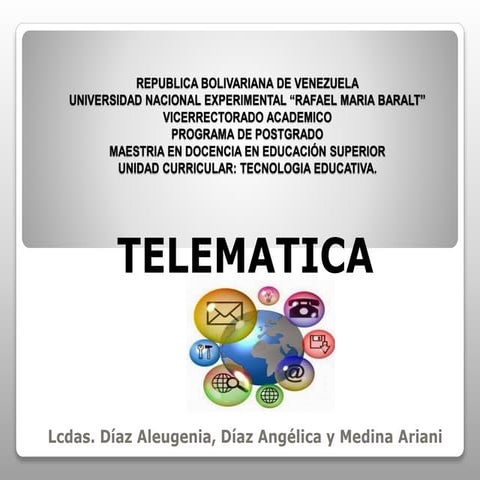 Presentación de telematica | PPTX