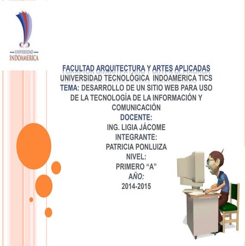 Presentación de tics