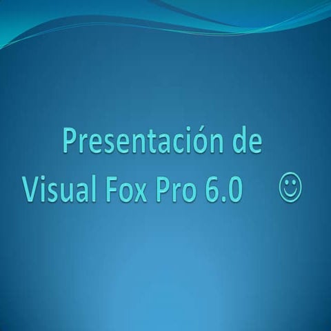Visual fox pro 6 | PPTX