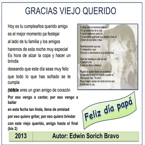 Presentación dia del padre