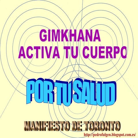 Gimkhana Activa tu Cuerpo para Centros Escolares