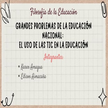 El uso de las tic en la educacón | PDF
