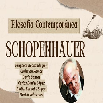 La Filosofía de Arthur Schopenhauer: el mundo como Voluntad y ...