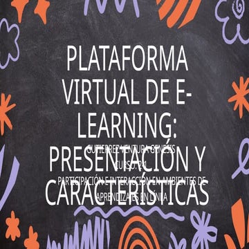 Presentación Diapositivas Proyecto Creativo Pizarra Scrapbook Negro Lila Nara...