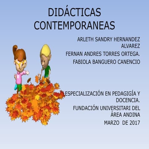 Presentación didácticas contemporaneas