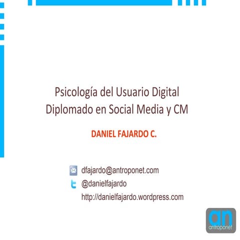 Psicología Usuario Digital (Presentación Final)