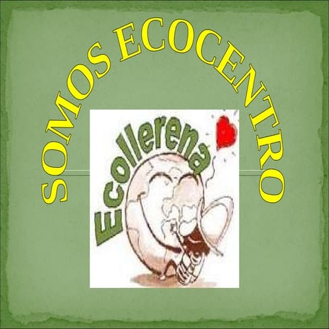 Poster escuela sostenible | PPTX
