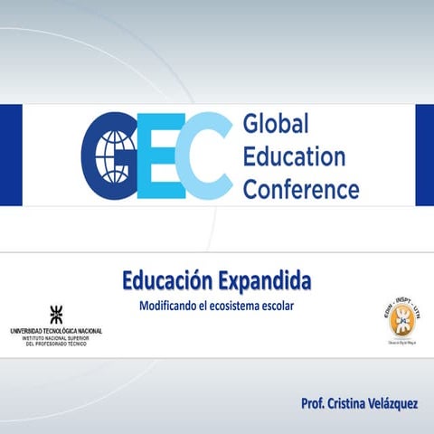 Educación Expandida: Modificando el ecosistema escolar