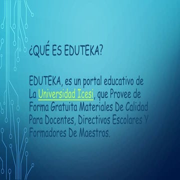Presentación eduteka