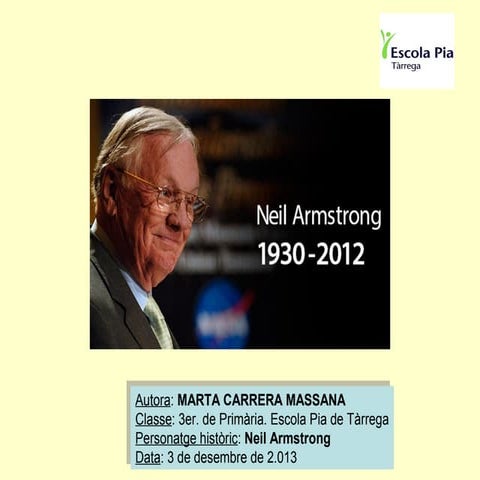 Presentació neil armstrong