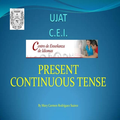 Present Continuos by Mary carmen