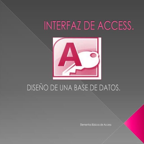 Elementos básicos de access 2010 | PPTX